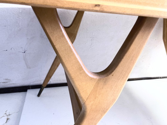 Image 1 of Mid - Century coffee table 50s 60s design in the style of Ico Parisi