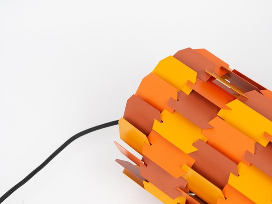 Image 1 of Deense vintage hanglamp Facet pop van Louis Weisdorf, Lyfa, 1972