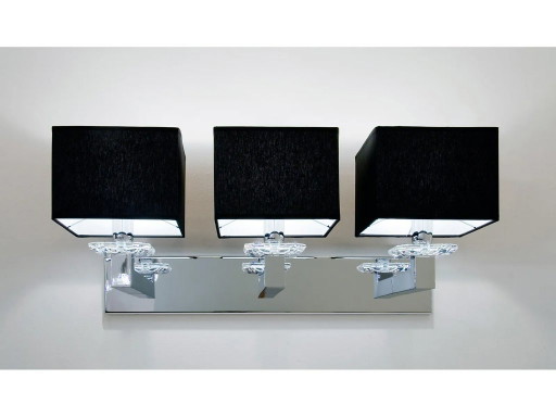 ILFARI Swinging Ballet W3 Wall Light Chrome Superior Crystal Square Modern