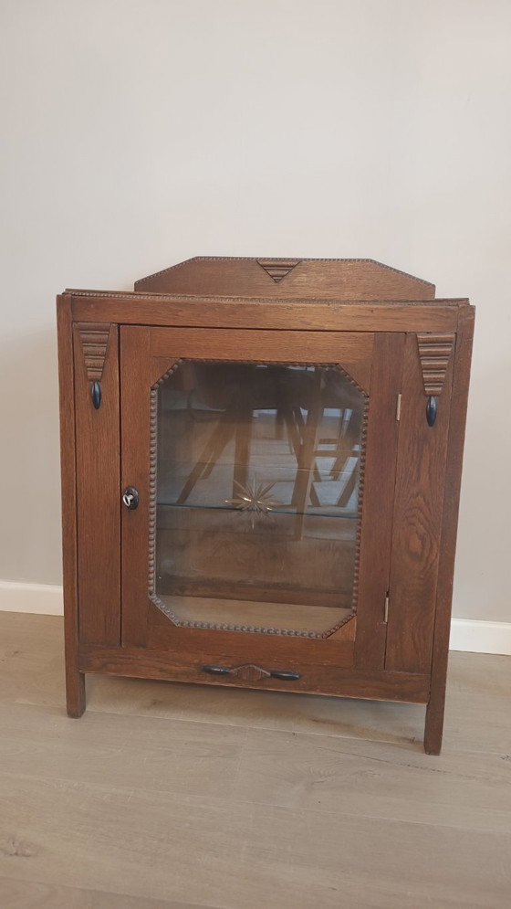 Image 1 of Vetrina da tè Art Déco della scuola di Amsterdam