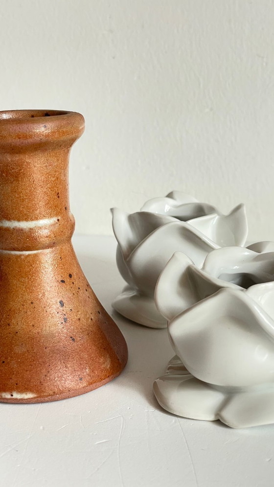 Portacandele Vintage in Porcellana e Gres – Ceramic (photo 6 of 27)