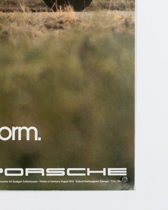 Image 1 of Porsche Driving allo stato puro – 1979 – Poster originale Porsche vintage di Werbeagentur Strenger – Vintage – 102x76 cm