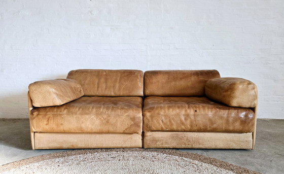 Image 1 of De Sede Modular Sofa 60s 70s Benches Sofa Couch Set Seating Group Vintage Daybed