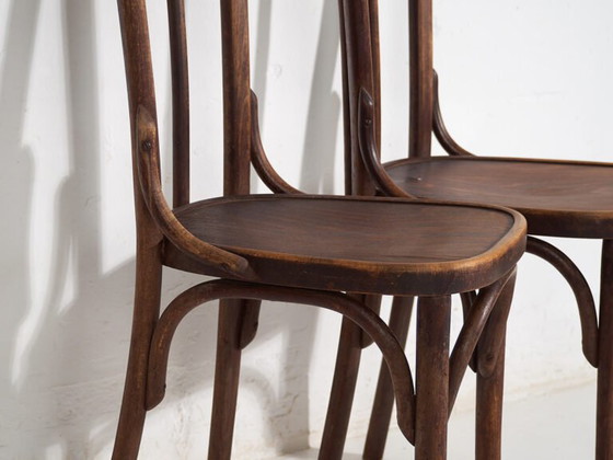 Chaises de salle à manger antiques (c.1920). Lot de 6 pièces #2 (photo 28 of 40)