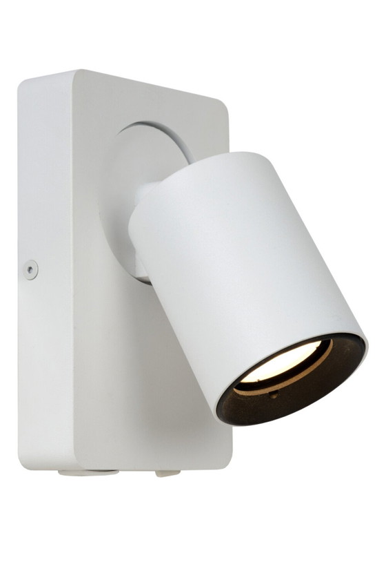 Lucide Nigel Bedside/Wall Lamp – LED – CCT – USB – White – Wall lights, Aluminium (photo 4 of 4)