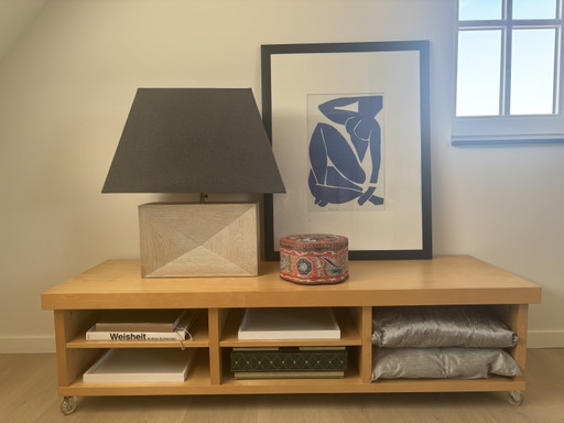 Schönes TV-Möbel/Sideboard mit Rollen – 150 x 50 x 41 cm – tv meubelen, Metal, Plastic
