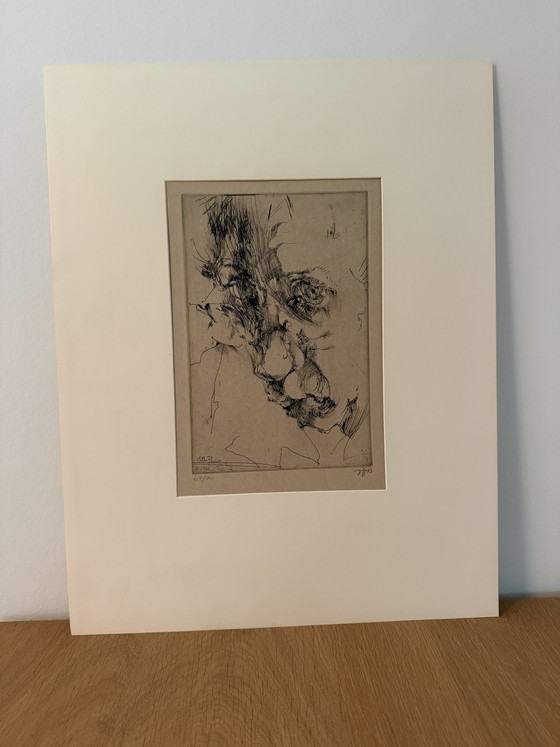 Horst Janssen - Hanno's Death - 3 copies – Lithographs & prints, Paper (photo 5 of 13)