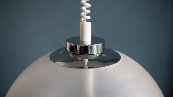 Image 1 of Space Age Plastic Pendant Lamp with Metal Bracket