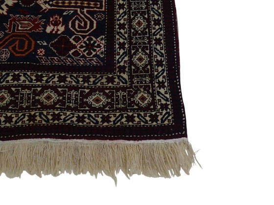 Image 1 of Seltene afghanische Decke – 210 x 140 cm – 100 % Wolle – handgeknüpft