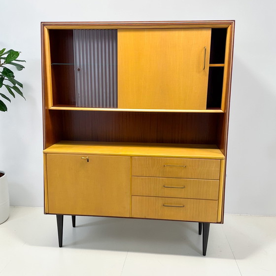 Image 1 of Vintage 1960s sideboard | wall cabinet | bar cabinet
