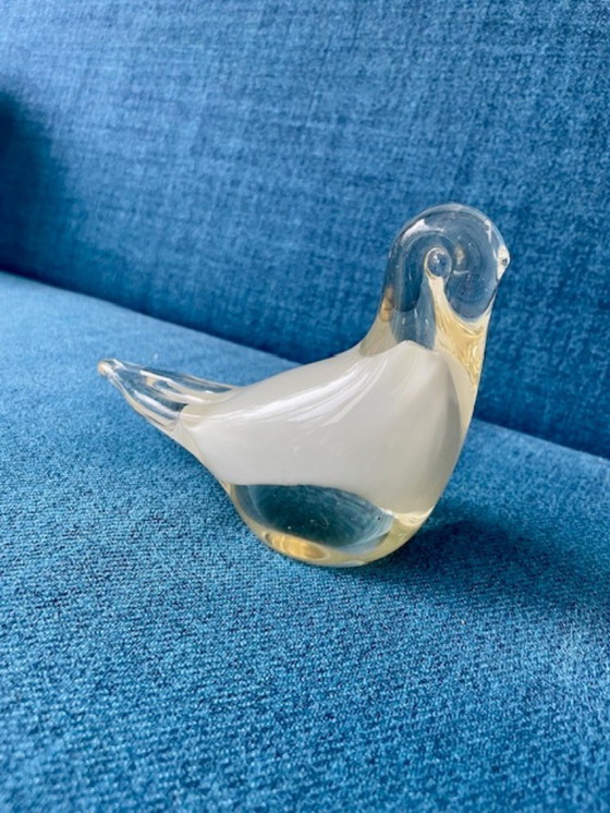Image 1 of Glass bird sculpture in Scandinavian design