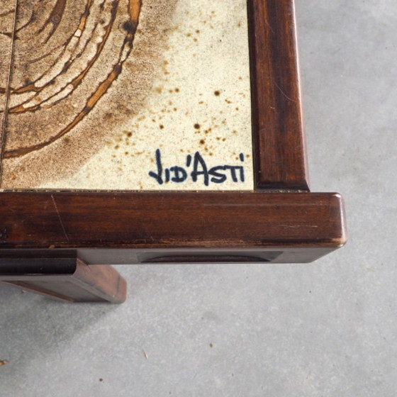 Couchtisch mit Fliesen im Mid-Century-Stil von Jean D’Asti – Jean D'Asti, Couchtische, Wood (photo 5 of 12)