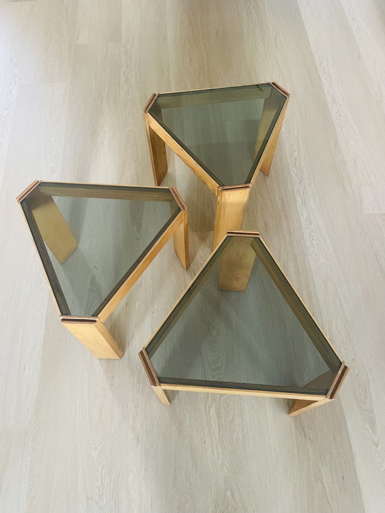 Image 1 of Tables d'appoint vintage Porada Arredi S3