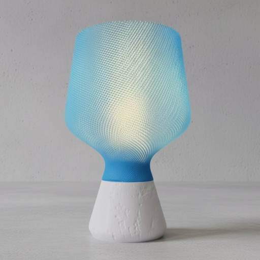 Blue Glow Design Lamp 30 cm