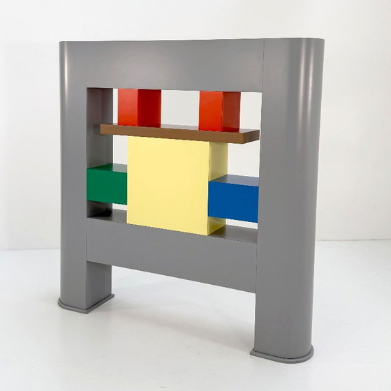 Room Divider / Shelf by Sottsass Associati for Esprit, 1985 – Room screens, Mdf, Wood (photo 2 of 10)