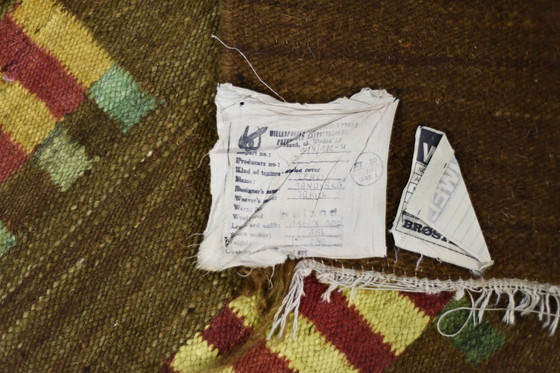 Image 1 of Tapisserie Tissée Polonaise Vintage Lions par Maria Janowska pour Wielkopolskiej Spółdzielni Pracy Przemysłu Artystycznego, 1970