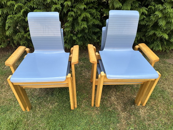 Wilkhahn - Stapelbare stoelen van beukenhout en multiplex – Eetkamerstoelen, Wood (photo 13 of 15)