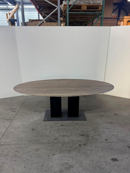 Nueva mesa de comedor ovalada de roble Bert Plantagie, 220x115x76cm. – eettafels, Wood (photo 2 of 6)