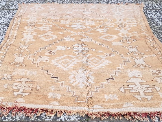 Image 1 of Hand-knotted Berber wool rug 170x115cm