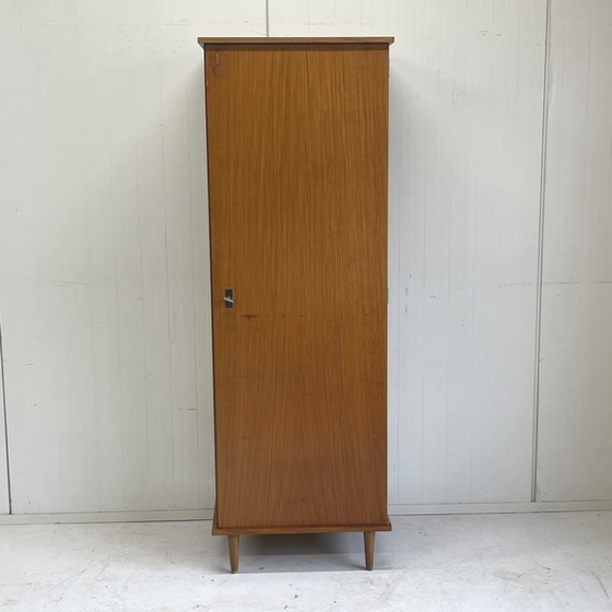Image 1 of Vintage 1960s 1-door wardrobe kids' room hanging/shelving