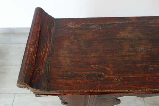 Image 1 of Antique decorated altar console table, China, early 20th century