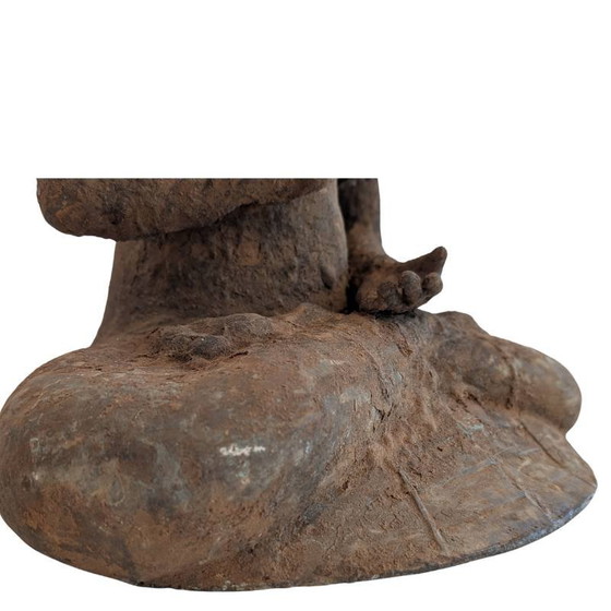 Antique bronze Buddha statue – Burma, 17th-18th century – Sculpture (photo 11 of 16)
