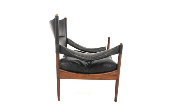 Sessel Modus von Kristian Vedel für Søren Willadsen Møbelfabrik, Dänemark, 1960er Jahre, Leder (Foto 11 von 12)