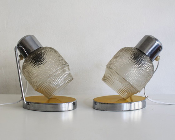 Image 1 of Paire de lampes de table Drupol des années 1950, modèle 21620