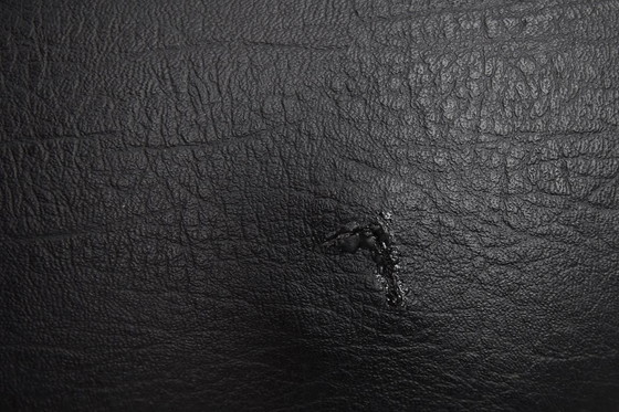 Image 1 of Sedie girevoli nere vintage in stile scandinavo moderno di metà secolo, anni '70, set di 2