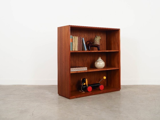 Image 1 of Teakhouten boekenkast, Duits ontwerp, jaren 70, vervaardigd door RT Möbel
