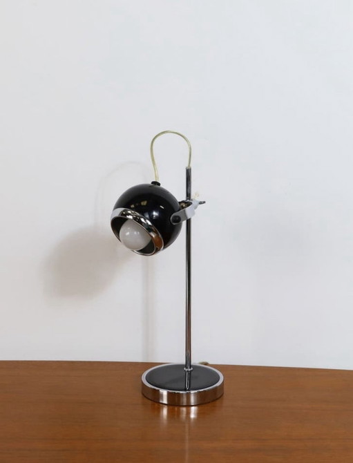 Vintage Leitmotiv Eyeball Table Lamp Space Age Design – tafellampen, Metal, Chrome (photo 2 of 5)
