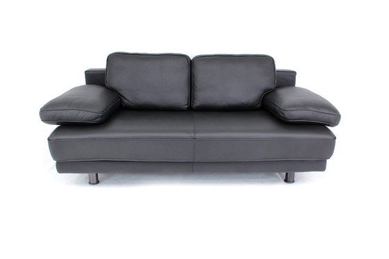 Image 1 of como nuevo! 1 de 2 ROLF BENZ 355 diseño clásico sofá con cuero de primera calidad en condiciones de exposición, RP. 4917 Euro, a