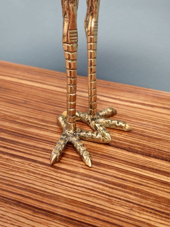 Image 1 of Set Messing Kranich Kranich Vögel