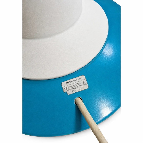Set aus 2 seltenen Kostka Totem Tischlampen / Epoxid / Frankreich 1980er Jahre (photo 11 of 12)