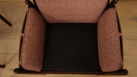 Image 1 of Set of 2 vintage armchairs | Illum Wikkelsø for Silkeborg | Model Genius | Mahogany
