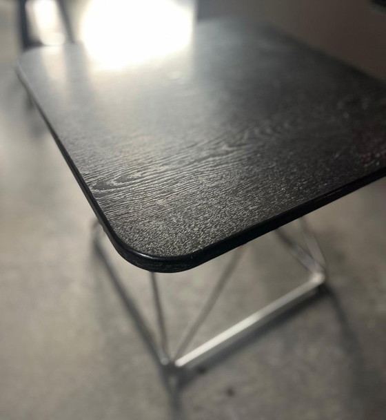 Image 1 of Mesa de centro Thonet Eiffel original, chapa de roble negro, diseño Bauhaus