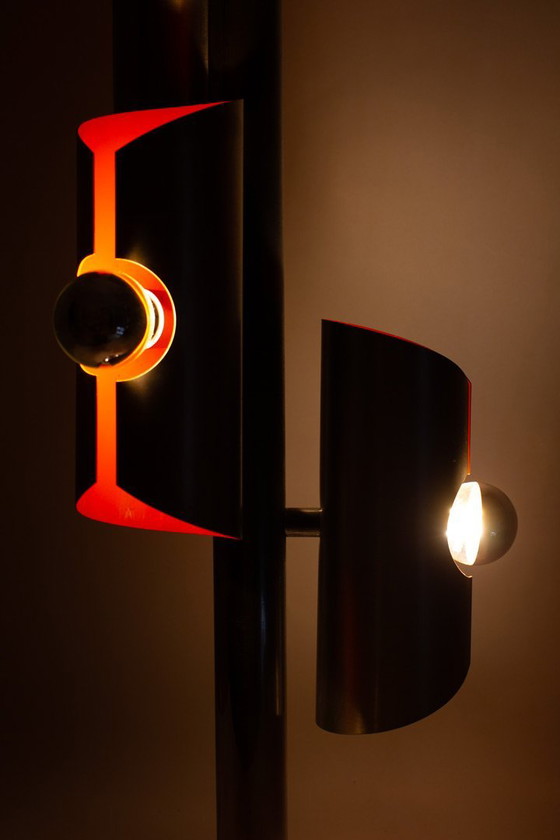 Image 1 of Vintage 1970s Space-Age Table Lamp Polam 'Wokkel'