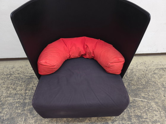 Image 1 of Zanotta Campiello leren fauteuil vintage fauteuil design fauteuil leren fauteuil