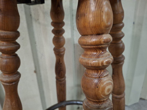 Image 1 of 4x Bar stool bar chair stool vintage design