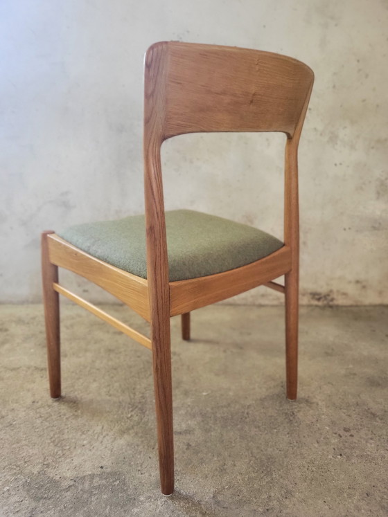 Image 1 of Set di 6 sedie di Henning Kjearnulf per Korup, 1960