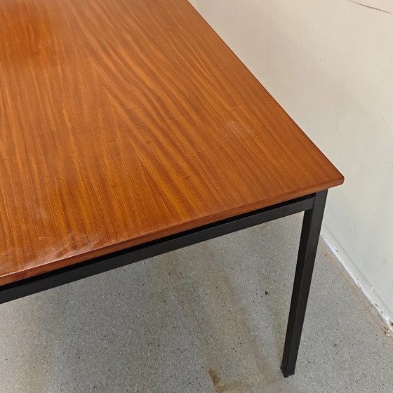 Image 1 of Vintage Gispen 3707 'Telescope' dining table