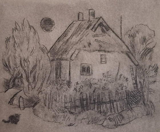Limited edition original etchings, 1984, R. Müller – Art, Glass, Paper (photo 2 of 6)