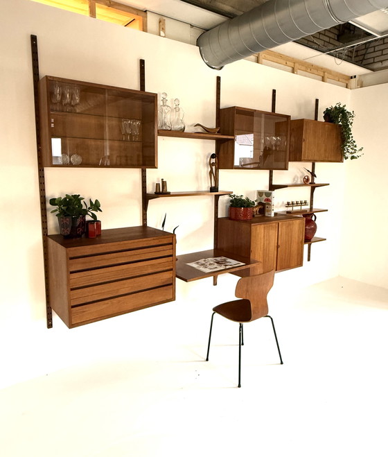 Image 1 of Système mural modulaire Vintage XL 'Cado' Poul Cadovius '60
