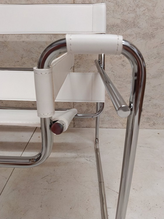 KNOLL Studio Poltrona WASSILY B3 NUOVA, in Cuoio Bianco – Poltrone, Leather (photo 72 of 83)