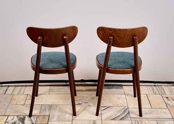 Image 1 of Juego de 4 sillas de comedor, TON, década de 1960, Checoslovaquia
