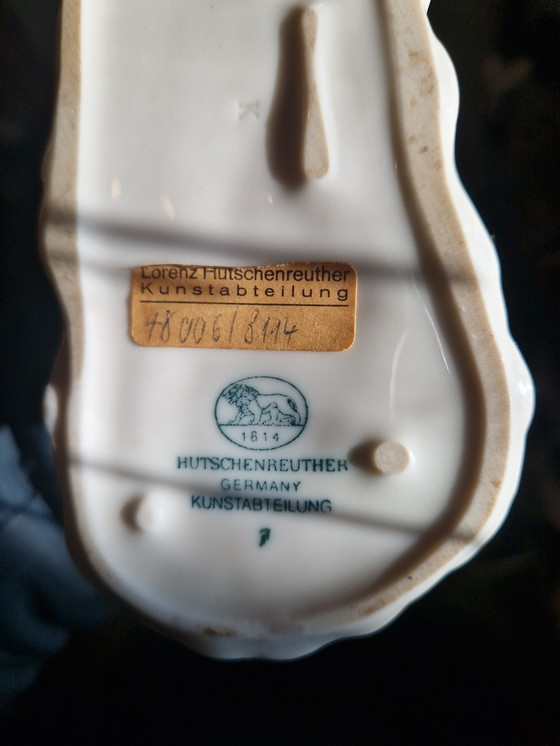 Image 1 of Hutschenreuther Kunstabteilung – Steigerend Paard | Porselein | ca. 1950–1970
