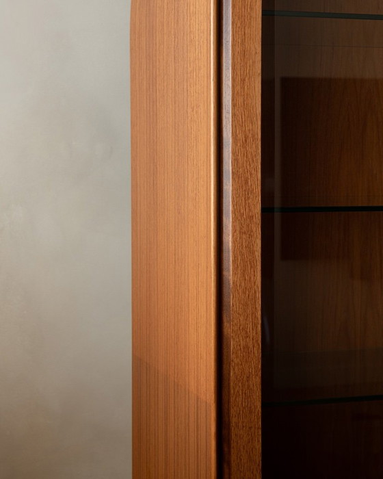 Vitrine arquée Mid Century par Brinkmann, années 1980 – Bois (photo 11 of 20)