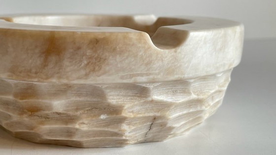 Image 1 of French Brutalist Vintage Marble Ashtray