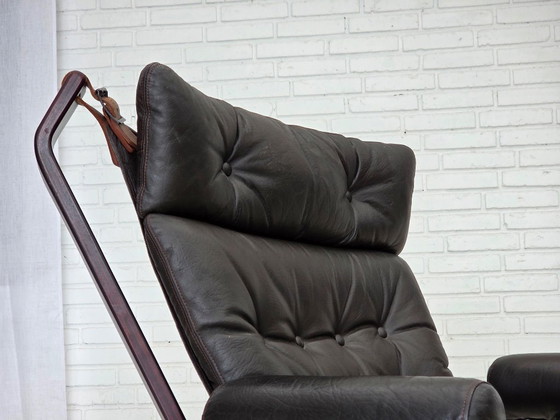 Image 1 of 1970s, Norwegian design by Sigurd Ressel, lounge chair model "Falcon".