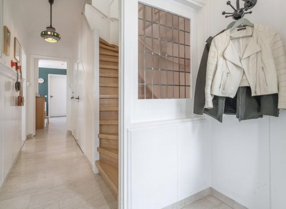 Image 1 of Vintage echt glazen grote bol plafondlamp